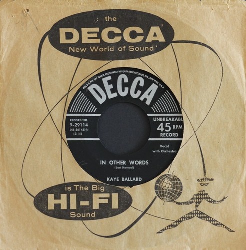 Kaye_Ballard_In_Other_Words_Decca_Records_Inc._Cat
