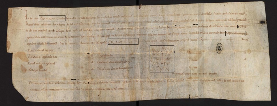 13 - Carta de doação do castelo de Soure à orde 13 - Carta de doação do castelo de Soure à orde