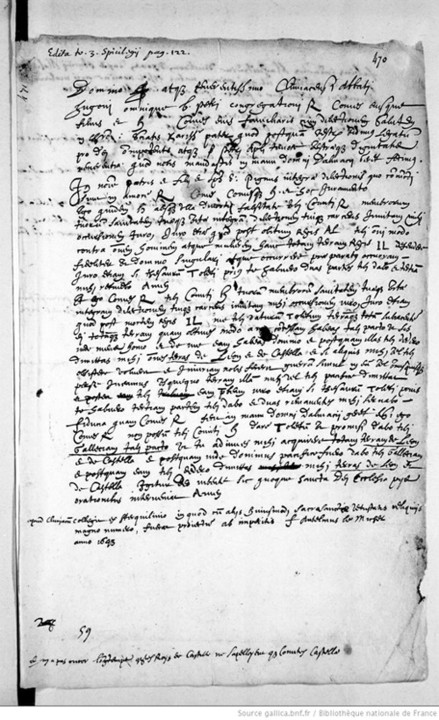 Manuscrito do “pacto sucessório”, Recueil de 