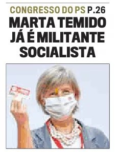 marta temido já é militante socialista