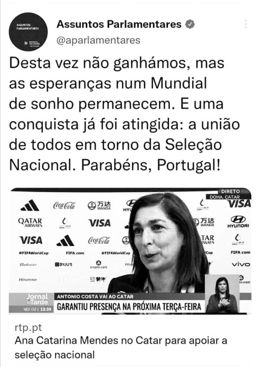 ana catarina mendes no catar